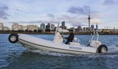 6.1m Sport RIB with Auckland City in the horizon